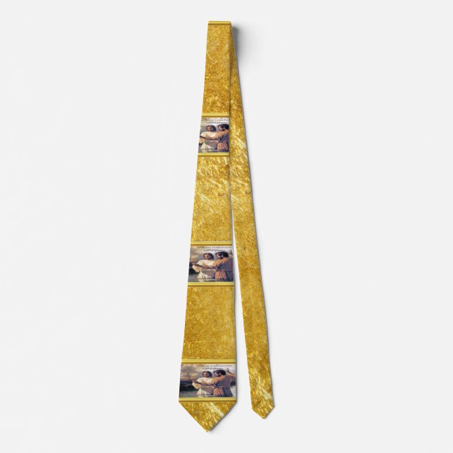 Jesus Christ Baptism image one Tie (Front)