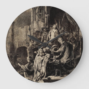Jesus Christ before Pilate Large Clock