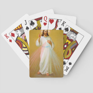 Jesus Christ Blessing Our Lord the Saviour Catholi Playing Cards
