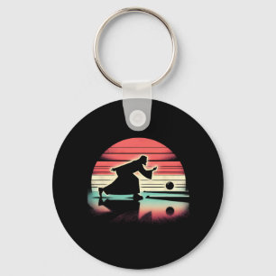 Jesus Christ Bowler - Funny Christian Religious Bo Key Ring