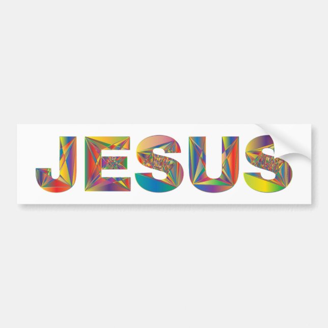 Jesus Christ Bumper Sticker (Front)