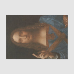 Jesus christ by Leonardo da Vinci,renaissance pain Tissue Paper