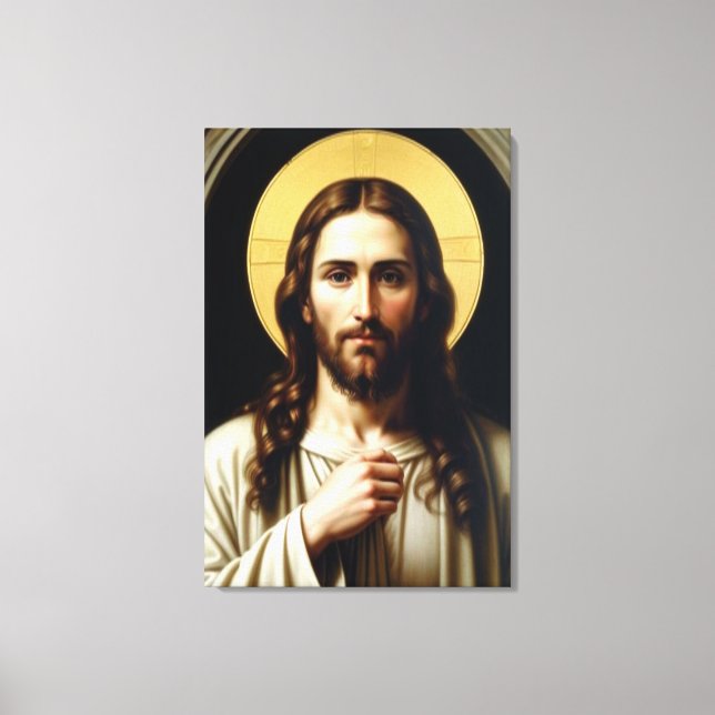 Jesus Christ Canvas Print (Front)