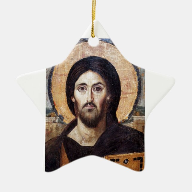 Jesus Christ Ceramic Tree Decoration (Front)