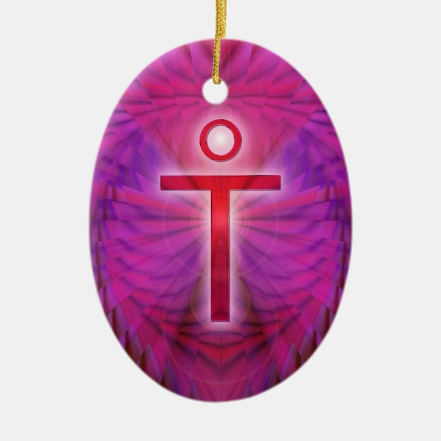 Jesus Christ Ceramic Tree Decoration (Front)