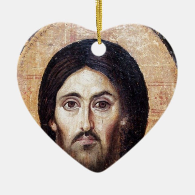 Jesus Christ Ceramic Tree Decoration (Front)