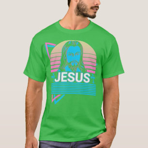 Jesus Christ Christian Cross Retro Gift T-Shirt