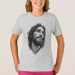 Jesus Christ Christian Girl's Tee Shirt