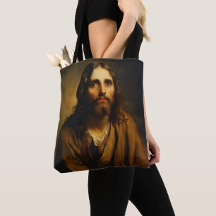 Jesus Christ Christianity Religion Tote Bag