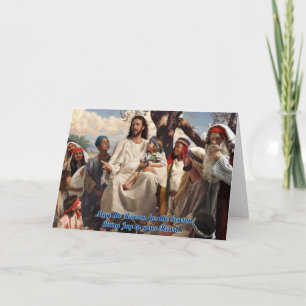 jesus christ christmas card