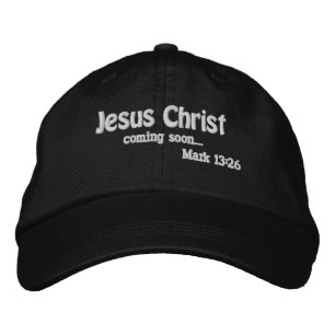 Jesus Christ coming soon Customise it Embroidered Hat