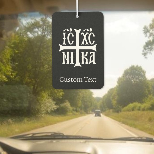 Jesus Christ Conquers Emblem Car Air Freshener (Creator Uploaded)