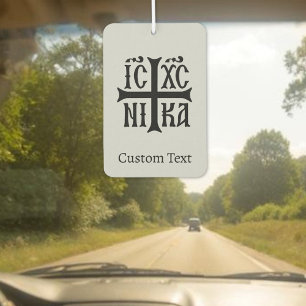 Jesus Christ Conquers Emblem Car Air Freshener