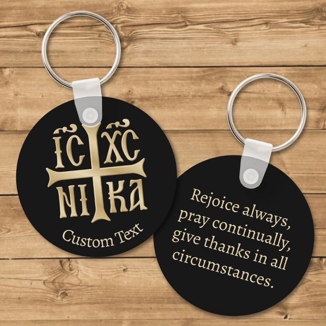 Jesus Christ Conquers Emblem Key Ring (Creator Uploaded)