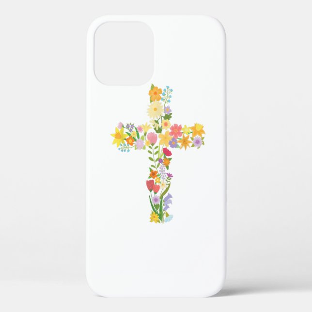 Jesus Christ Cross Bible Christianity Faith Gift J Case-Mate iPhone Case (Back)