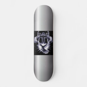 Jesus Christ Crown of Thorns and Dove Skateboard