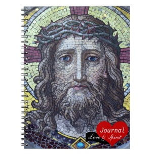 Jesus Christ, Crowned King Mosaic No.2 (Notebook) Notebook