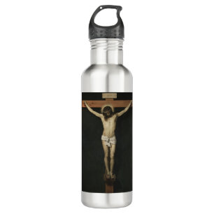 Jesus Christ crucified  by Diego Velaquez 710 Ml Water Bottle