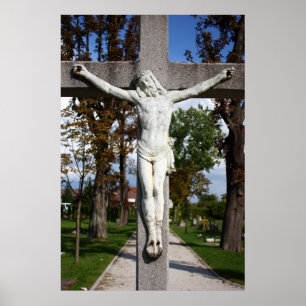 Jesus Christ crucified Poster