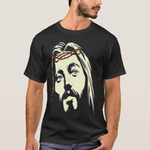 Jesus Christ Crucifix Crucified Easter Crown Thorn T-Shirt