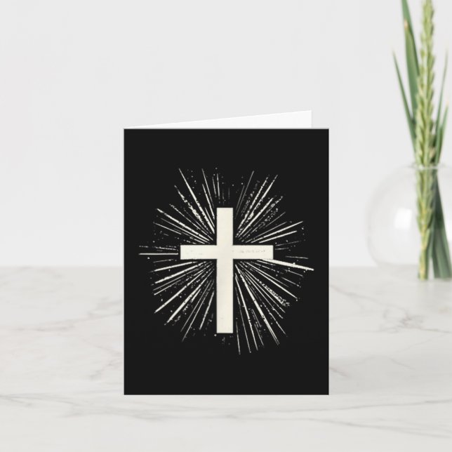 Jesus Christ Design For Christians Men Women Chris Card (Front)