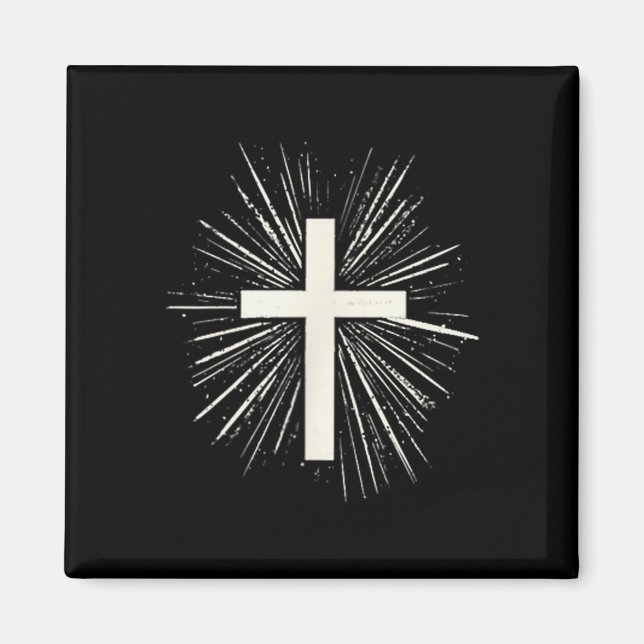 Jesus Christ Design For Christians Men Women Chris Magnet (Front)