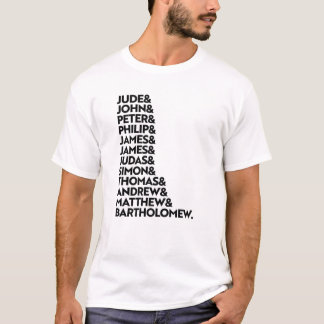 Jesus Christ Disciples Bible Verse Christian Gifts T-Shirt