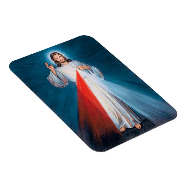 Jesus Christ Divine Mercy Sacred Heart of Jesus Magnet (Right Side)