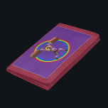 Jesus Christ doing the Clean and Jerk Trifold Wallet<br><div class="desc">Style: TriFold Nylon Wallet The classic tri-fold nylon wallet is now customisable. Personalise this wallet’s cover with favourite designs, photos, or text and then choose from a variety of colours to make it your own. This wallet is made with super-durable nylon, making it ready for school, beaches, surf, or the...</div>