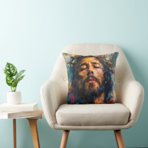 Jesus Christ Expressionism Cushion