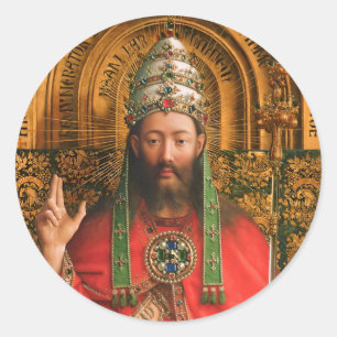Jesus Christ Ghent Altarpiece Sticker
