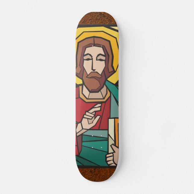 Jesus Christ Gifts Skateboard (Front)