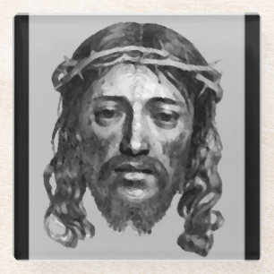JESUS CHRIST GLASS COASTER