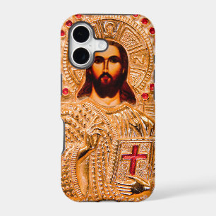 Jesus christ golden icon