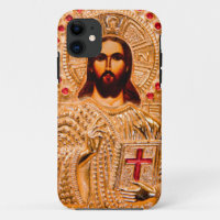 Jesus christ golden icon