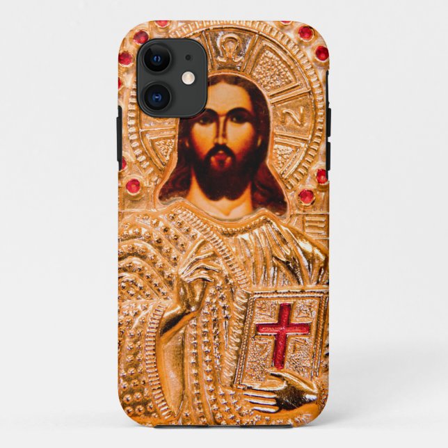 Jesus christ golden icon Case-Mate iPhone case (Back)