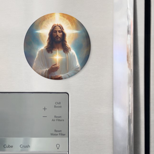Jesus Christ Heavenly Image for your Refrigerator Magnet (In Situ (Fridge))