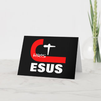 JESUS CHRIST HOLIDAY CARD