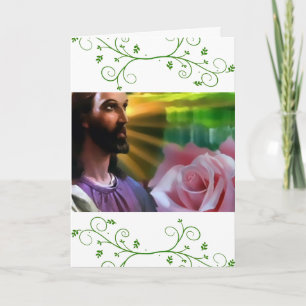 Jesus Christ Holiday Card