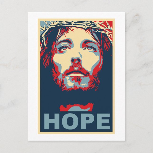 Jesus Christ Hope Postcard (Front)