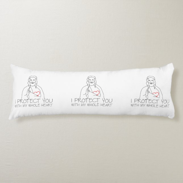 Jesus Christ - I Protect You Body Cushion (Front)
