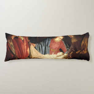 Jesus Christ is Born on Christmas Body Cushion