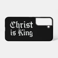 Jesus Christ Is King Gothic Blackletter Grunge Art