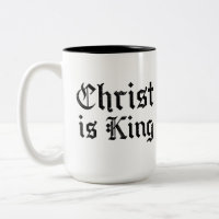 Jesus Christ Is King Gothic Blackletter Grunge Art
