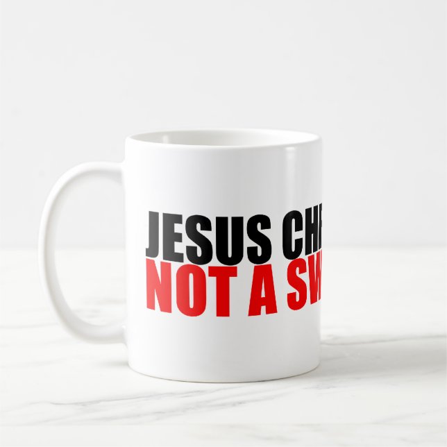 Jesus Christ is Lord Not a Swear Word Coffee Mug (Left)