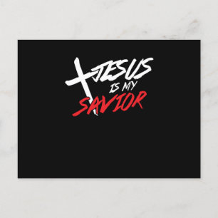 Jesus Christ Is My Saviour Lord Son God Religion G Postcard