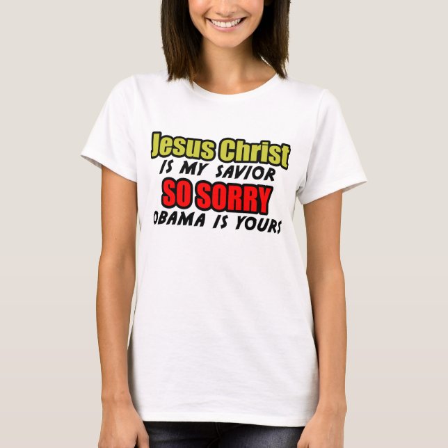 Jesus Christ Is My Saviour T-Shirt (Front)
