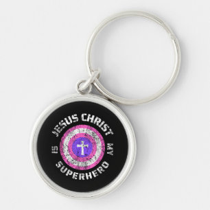 Jesus Christ Is My Superhero Jesus Key Ring
