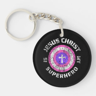 Jesus Christ Is My Superhero Jesus Key Ring
