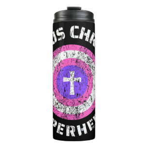 Jesus Christ Is My Superhero Jesus Thermal Tumbler